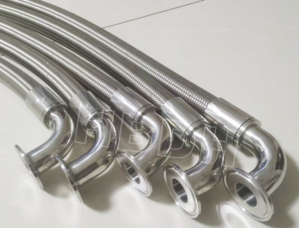 1 inch Tri clamp teflon hose.jpg 1 inch Tri clamp teflon hose.jpg